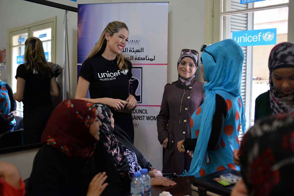 UNICEF’s local partner agencies and volunteers in Tripoli give women and girls a safe place to rebuild their lives.
