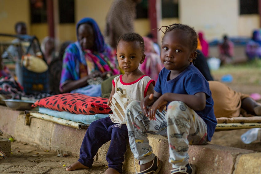 The fighting that erupted in Sudan on 15 April has displaced over 1.5 million children. On 3 June, displaced children relax in a gathering centre which is now their new home after fleeing from war. 