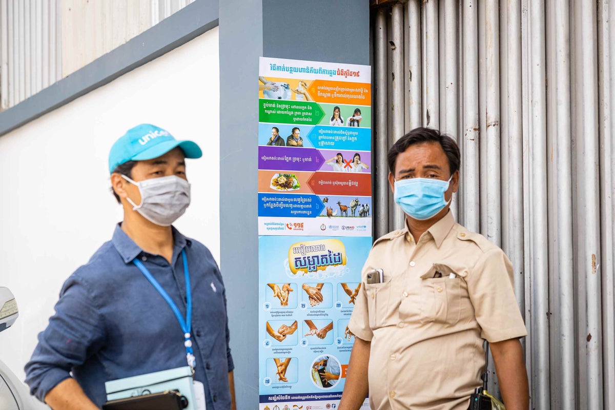 UNICEF is also supplying essential protective equipment such as masks, gloves, and hygiene supplies to frontline workers