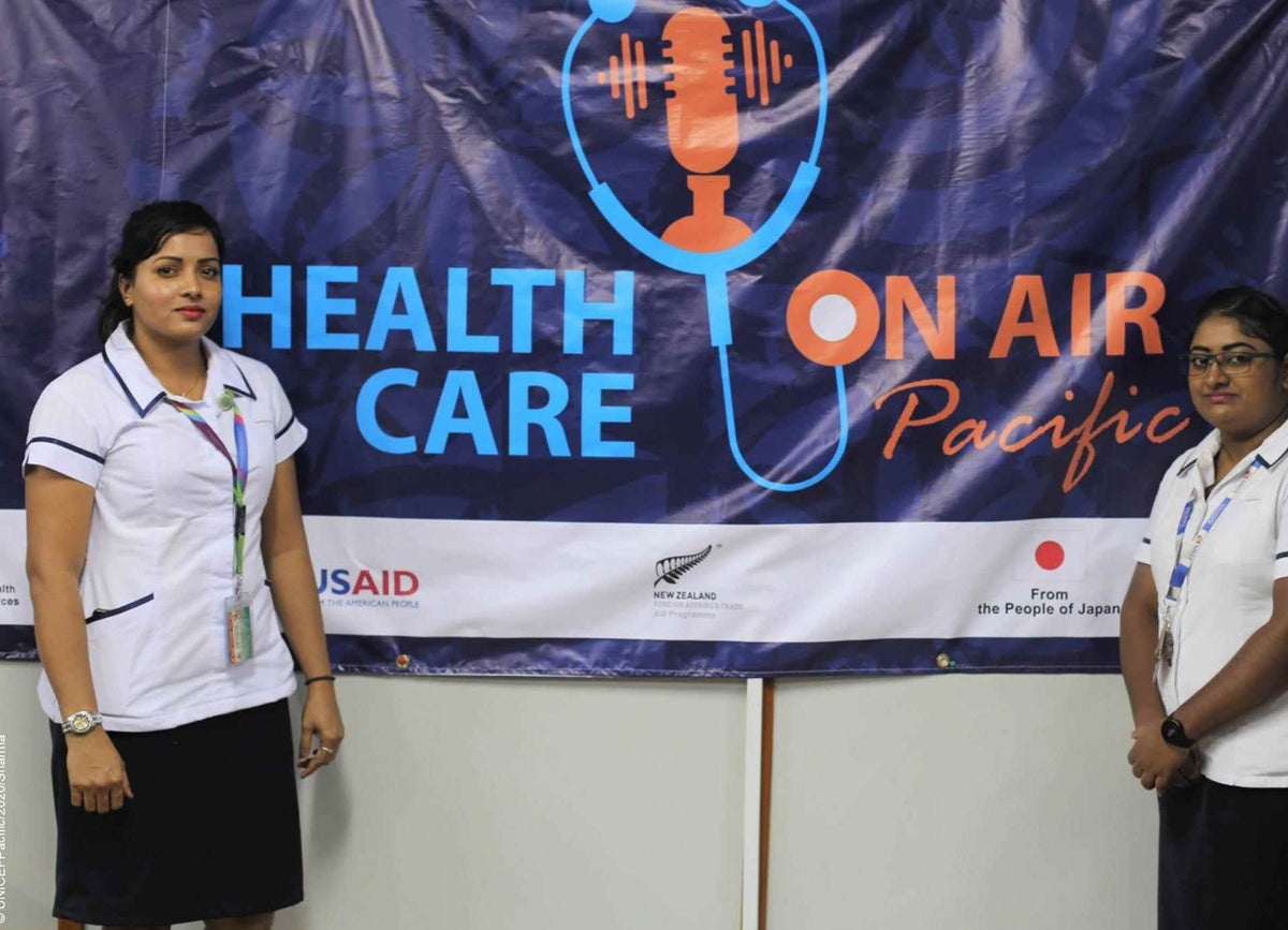 Health Care on Air Pacific launch in Fiji, the show consists of 33 episodes and each about 30 minutes long and will be broadcast on radio and other communication platforms. 
