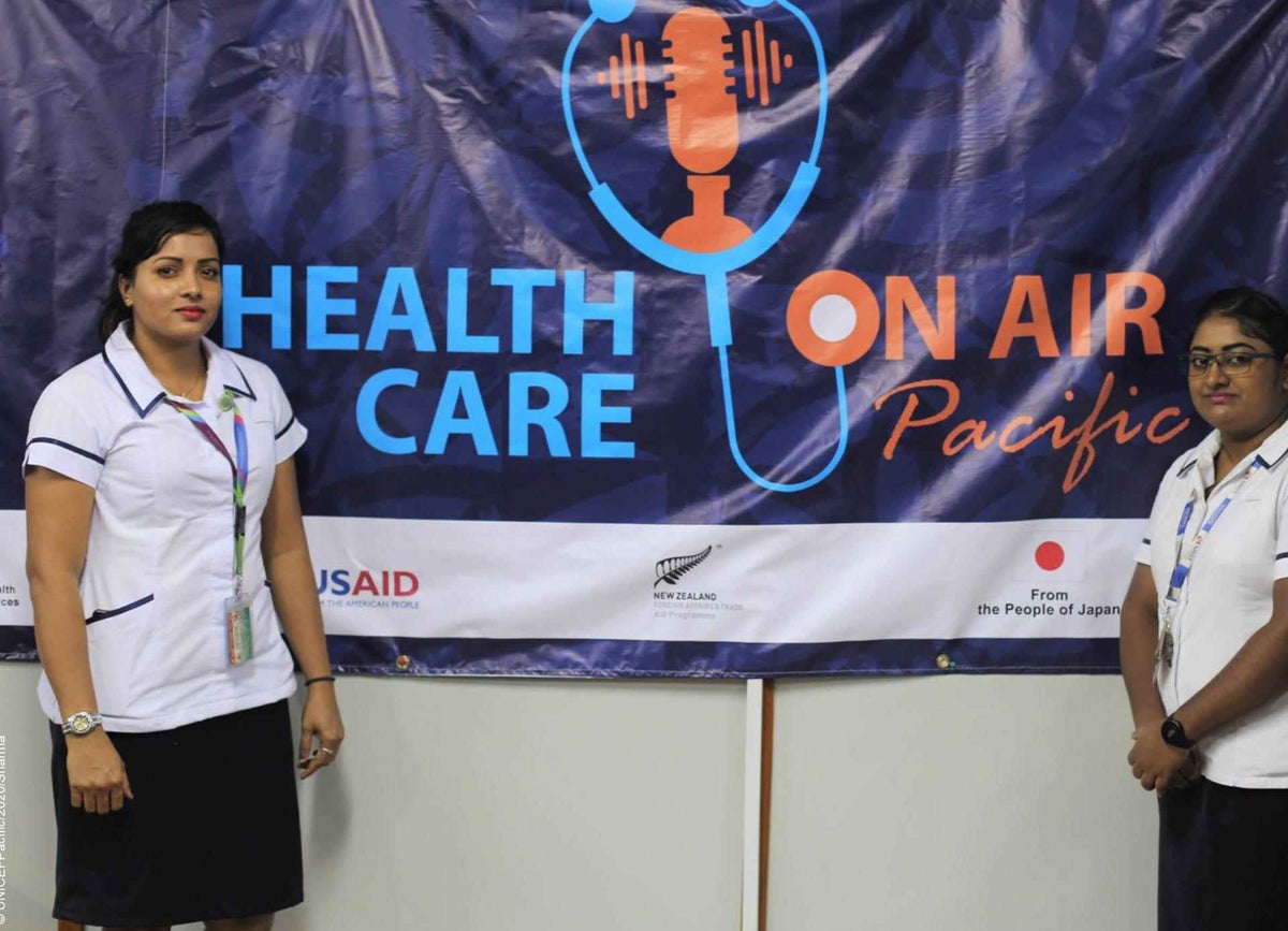Health Care on Air Pacific launch in Fiji, the show consists of 33 episodes and each about 30 minutes long and will be broadcast on radio and other communication platforms.