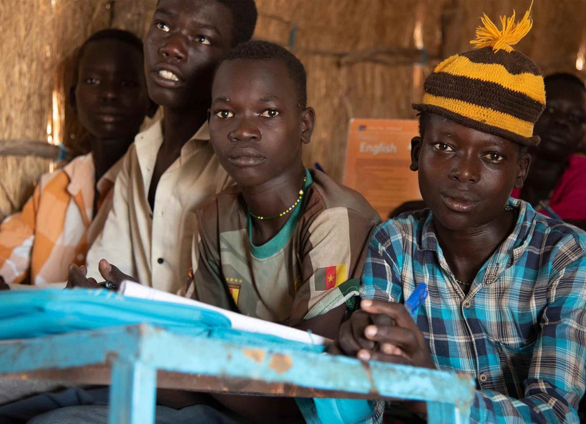 Former Ogweni students studying at Abrouc Community School