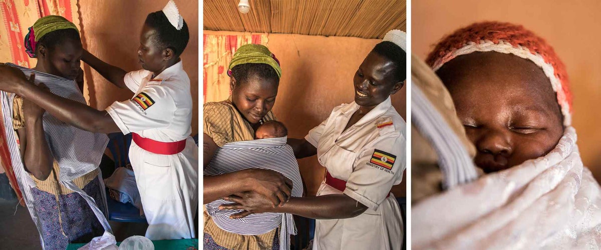I was told that if I continue with this routine, the baby will live,” says Lucy. After the success of our Kangaroo Care and child survival programs in places like Uganda UNICEF 