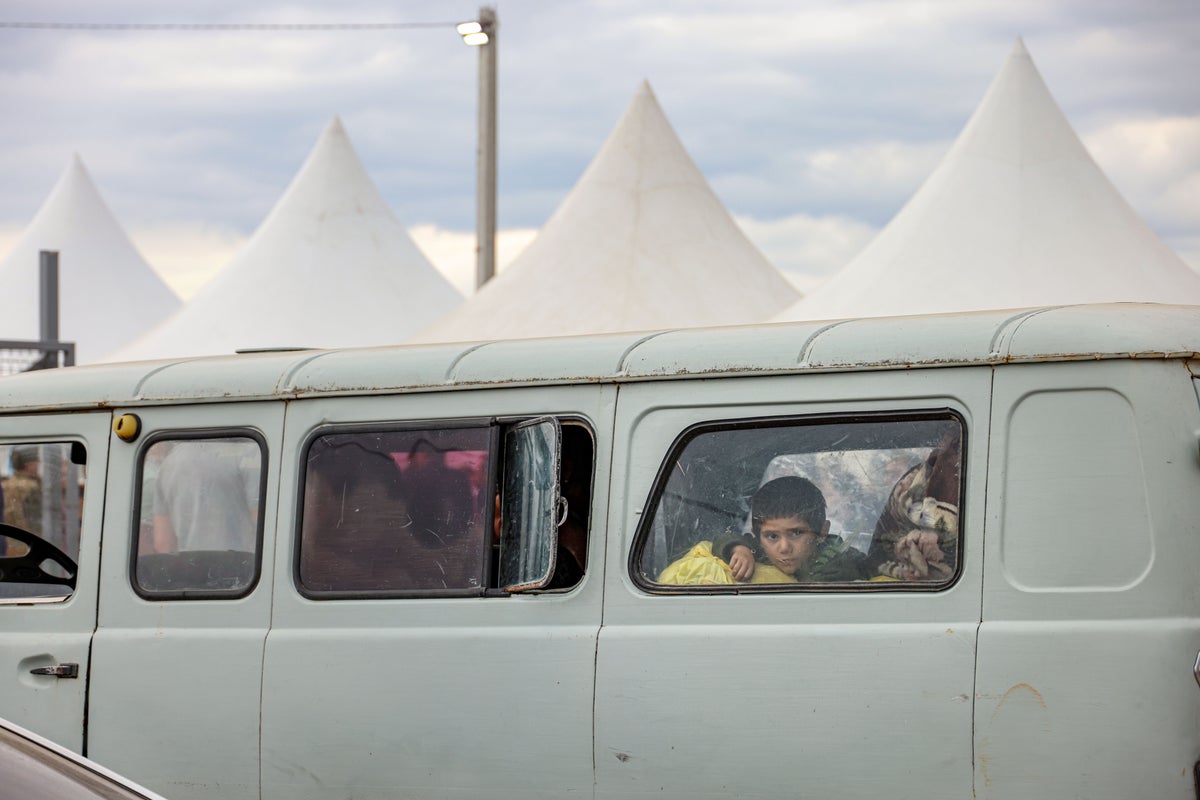 Tens of thousands of refugee children and families arrive in Armenia