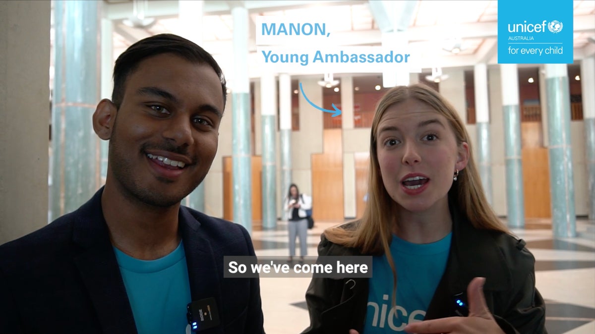 Young Ambassadors in Parliament House
