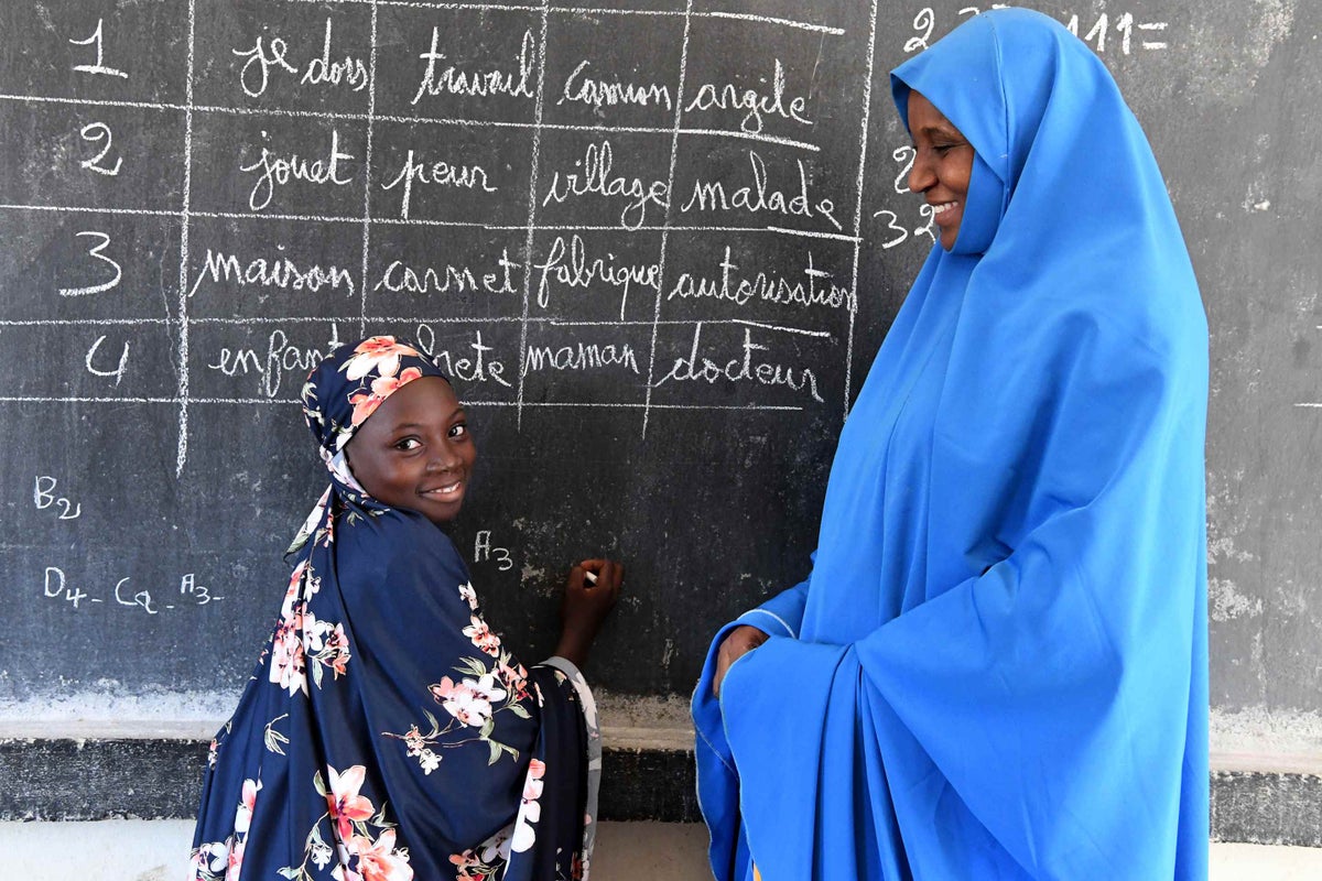 Meimouna is passionate teacher in the South of Niger.