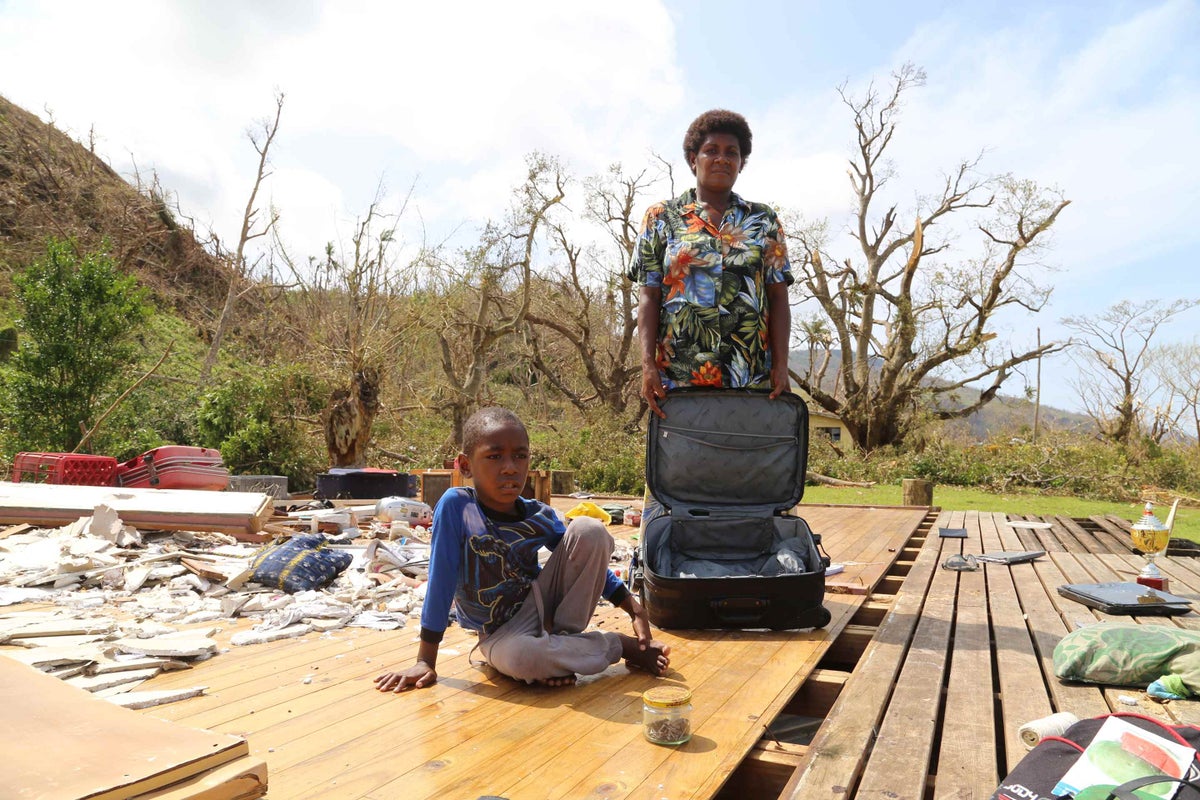 This is the suitcase that saved Salome's baby.