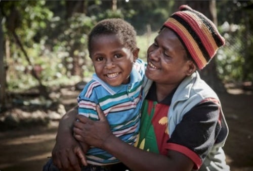 Mother and child in Papua New Guinea