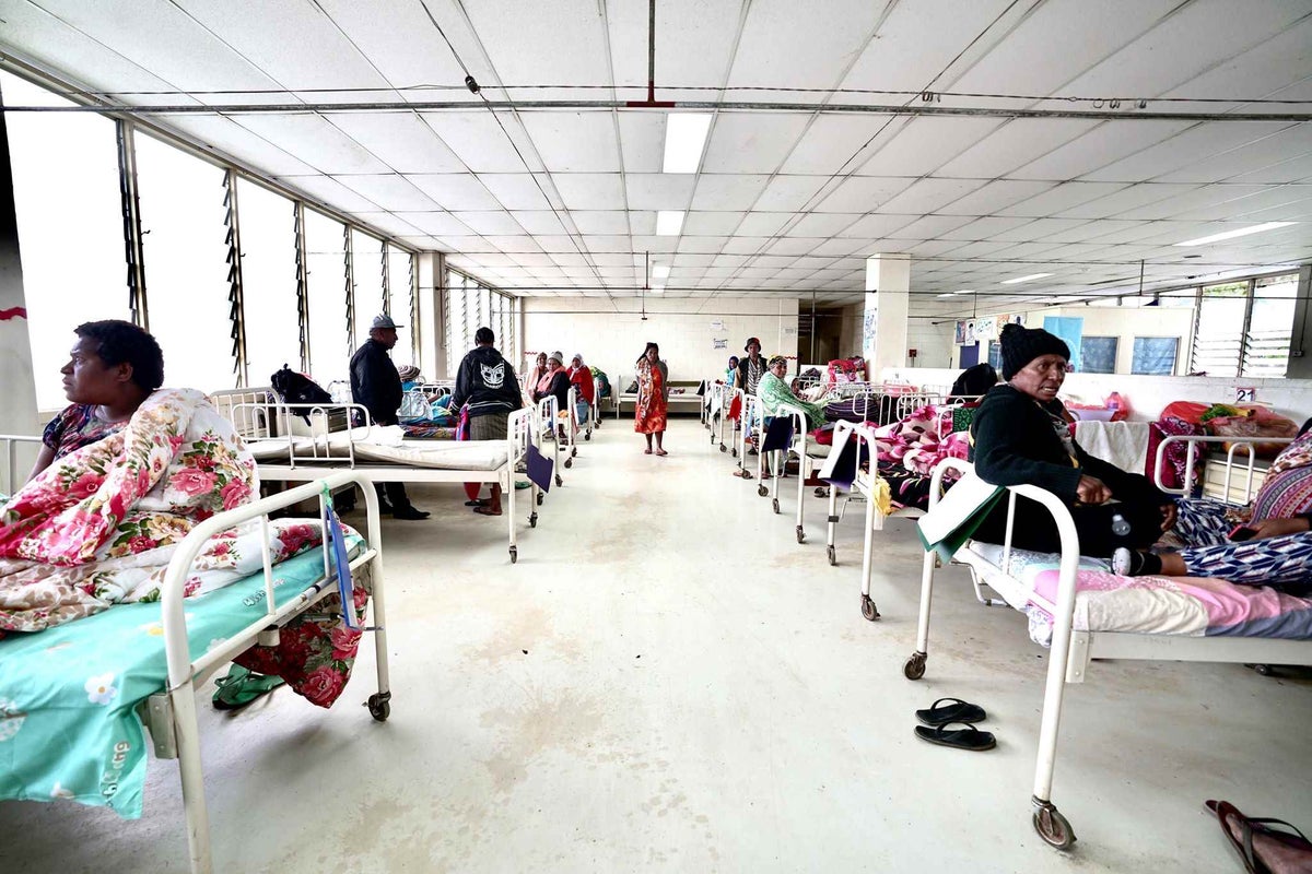 A hospital ward in Papua New Guinea