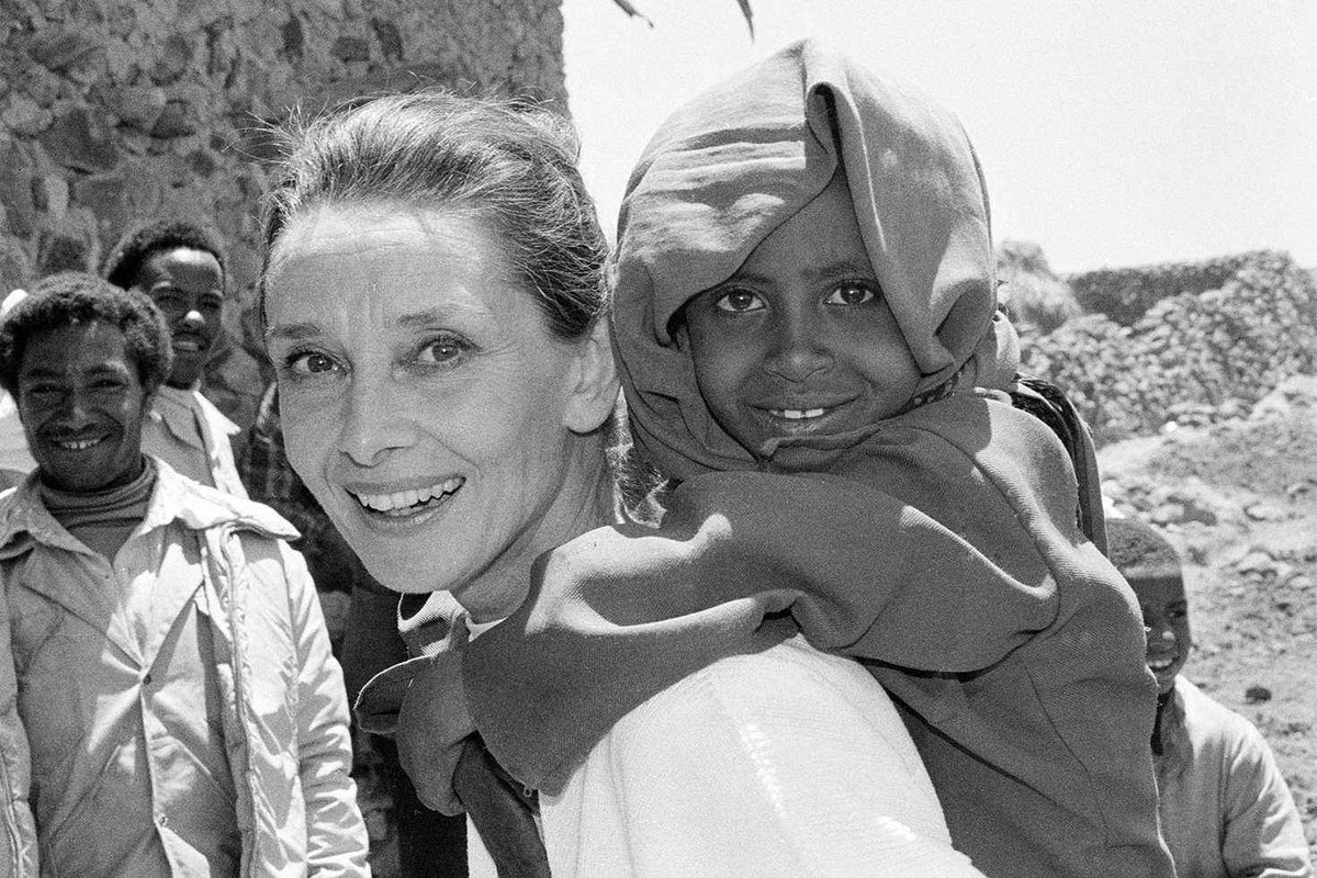 Audrey Hepburn in Ethiopia