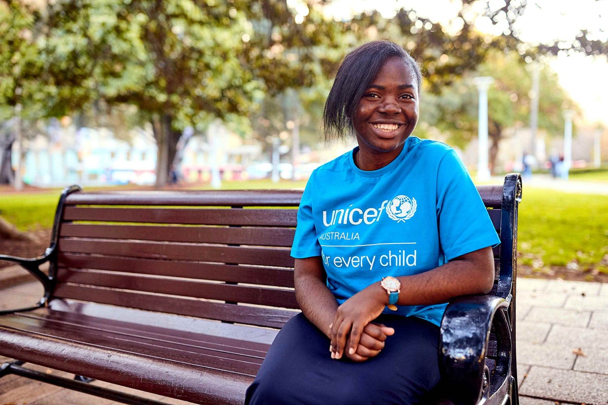 UNICEF Australia Young Ambassador Atosha in Sydney