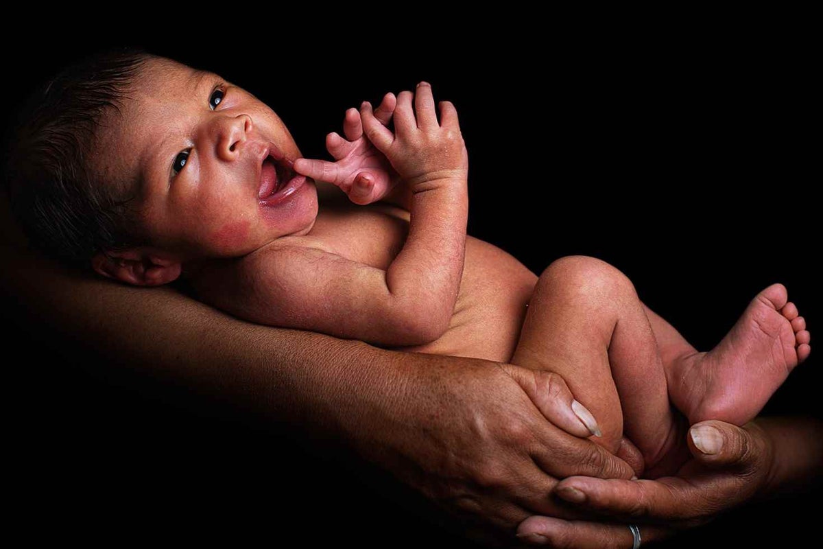 Yack was born safely in a hospital after his mother spent two days in a mama wasi - a "mother house".