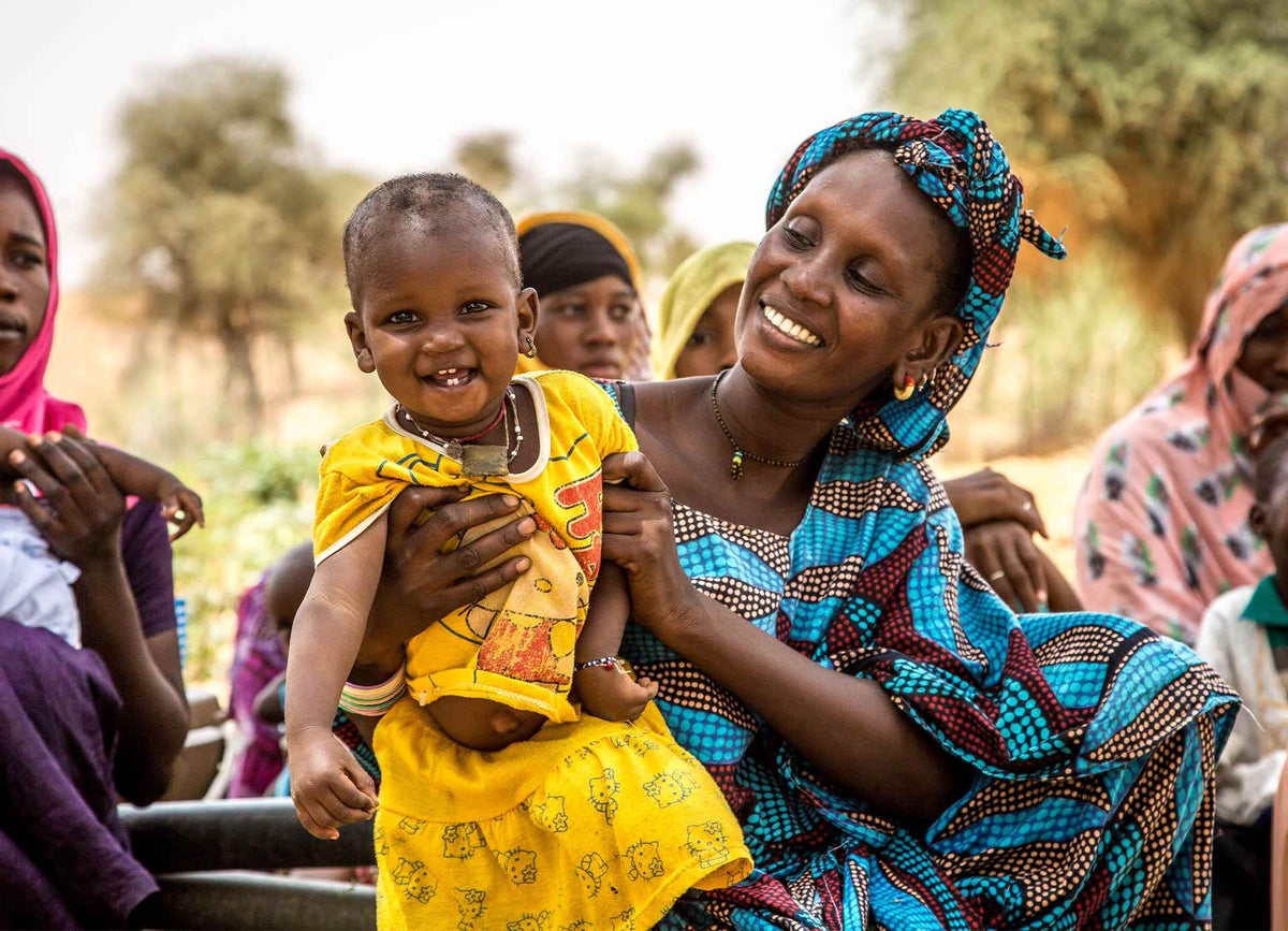UNICEF is working with local communities to increase the production of vegetables, eggs, milk and meat to support food production for pregnant and lactating women