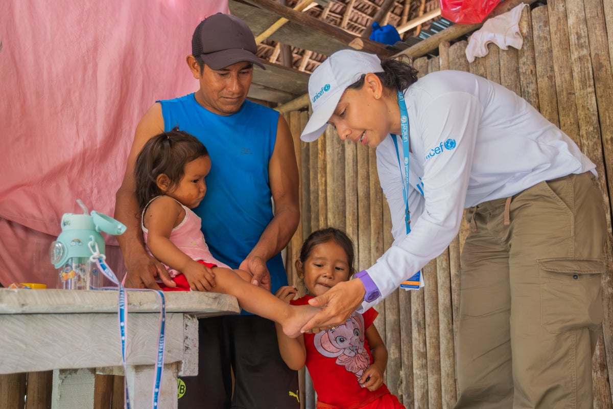 Before the earthquake struck in Colombia, UNICEF was already supporting childhood malnutrition in Indigenous communities.