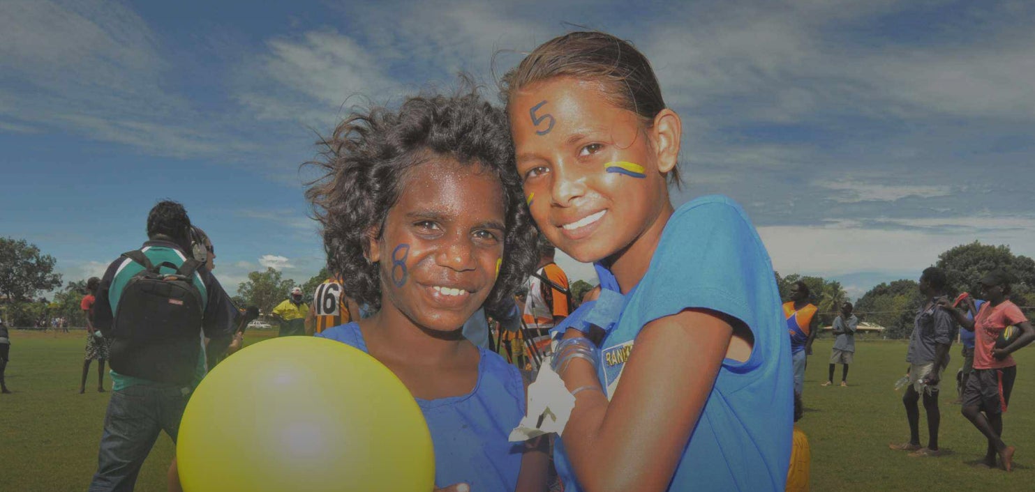 Two aboriginal children