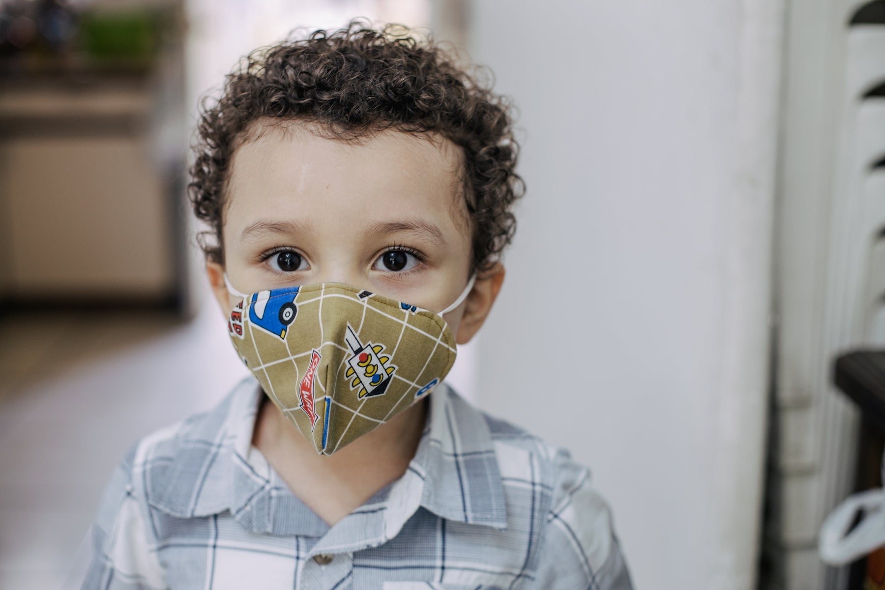 Child mask covid pandemic