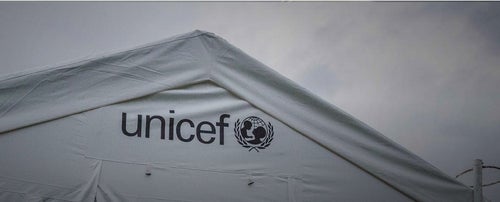 UNICEF tent