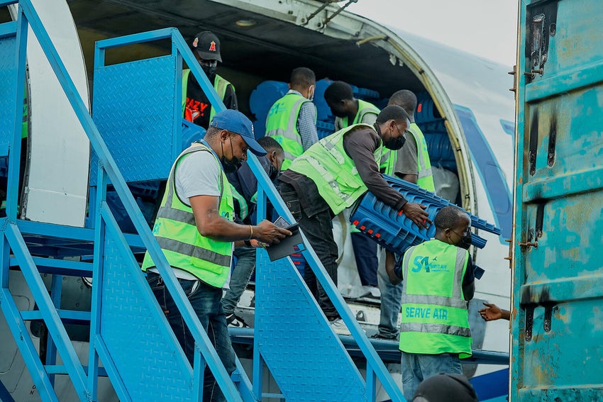 UNICEF supplies being delivered to the DRC during the 2026 Ebola outbreak.