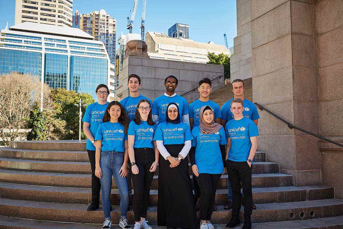 The UNICEF Young Ambassador in Sydney