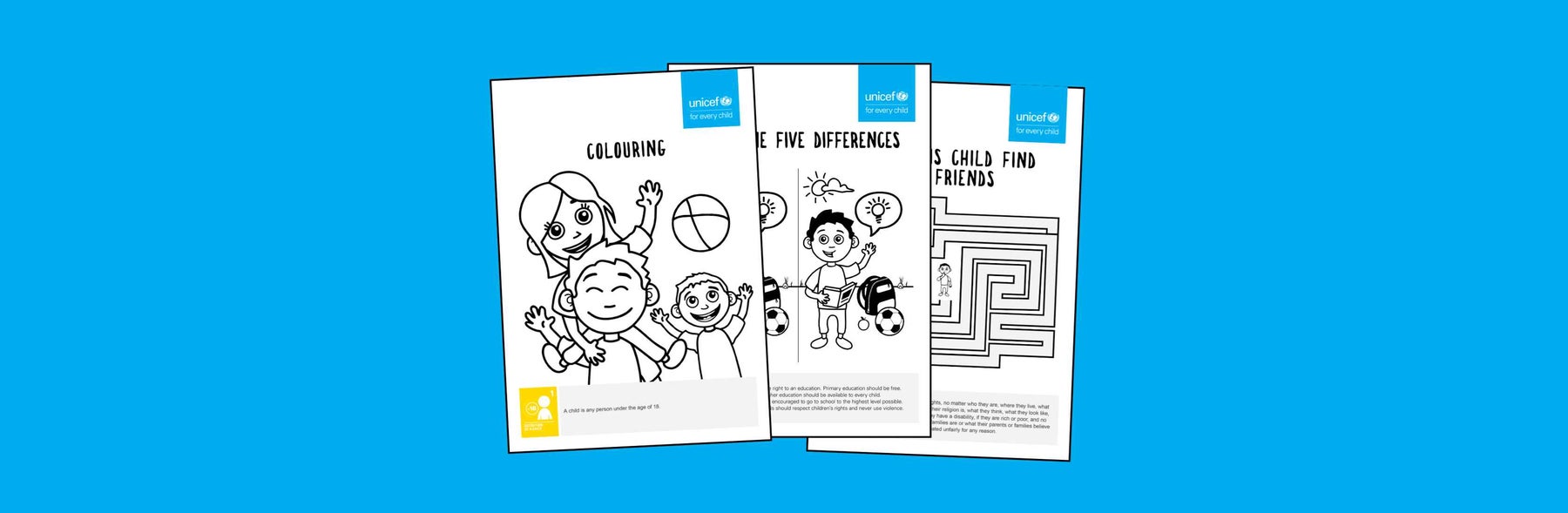 Pages from the Child Rights booklet