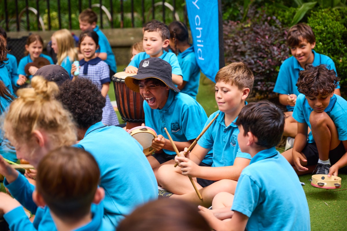 Children in Australia celebrate World Children's Day 