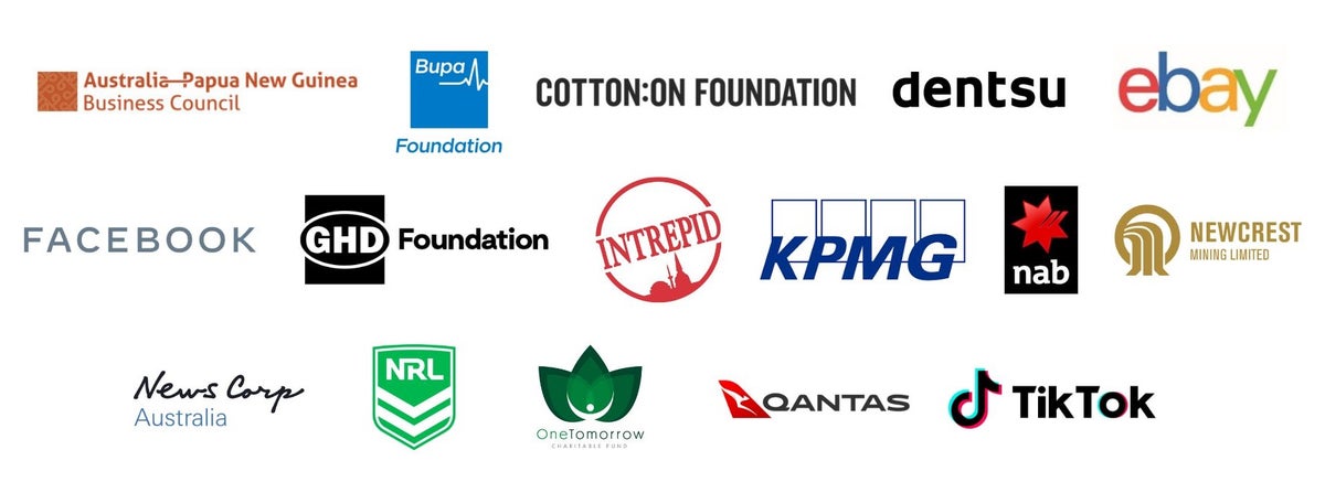 Logos of 15 partners of the COVID Vaccination Alliance