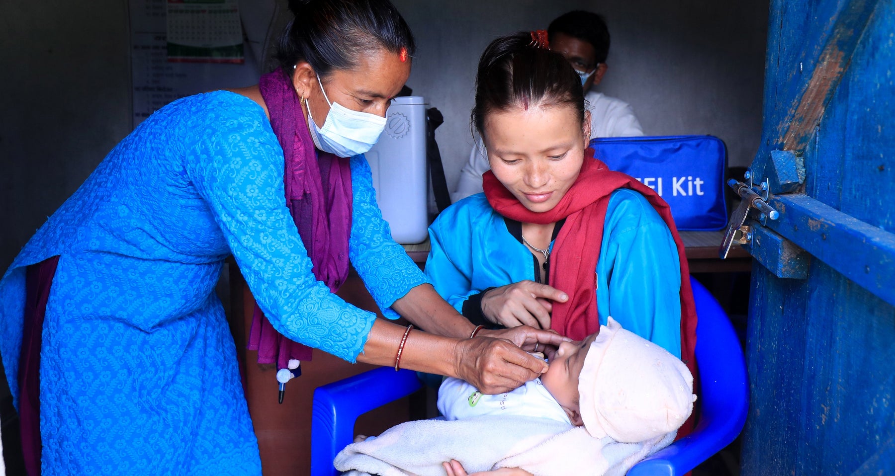 Vaccine outreach in Nepal