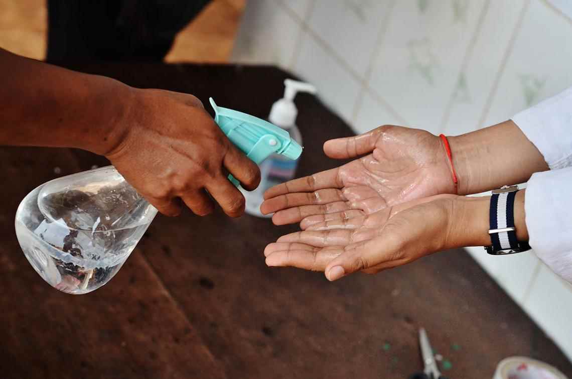 UNICEF Cambodia have already distributed more than 35,000 soaps and sanitizers to care facilities, and more are on the way.