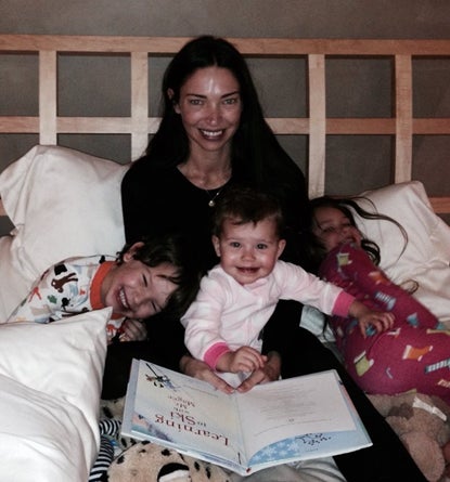 Erica Packer with her young three children