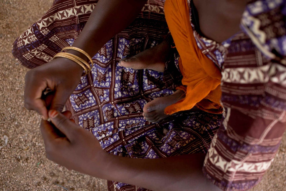 Fati at the Minawao refugee camp in Northern Cameroon. She was abducted by Boko Haram and spent thirteen months in captivity.