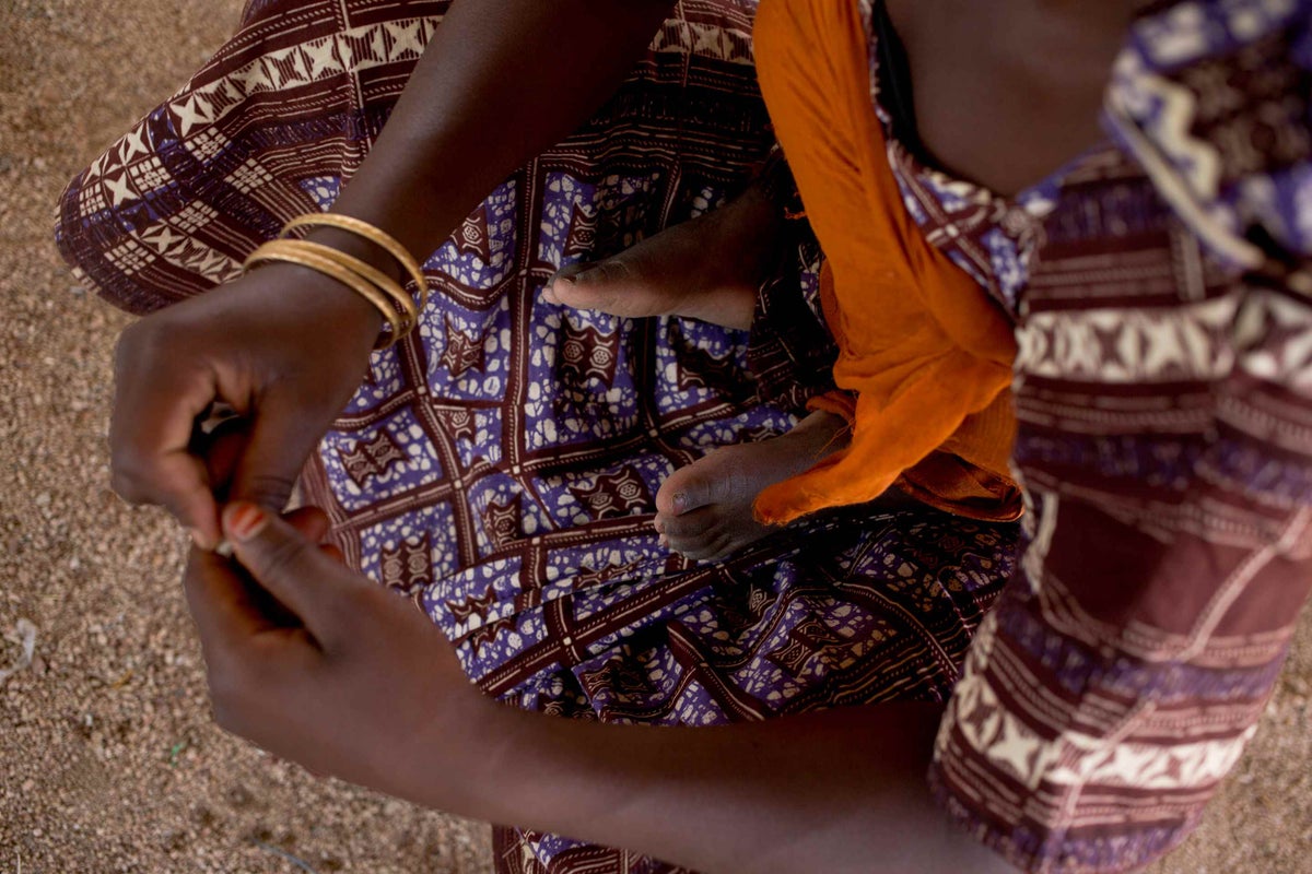 Fati at the Minawao refugee camp in Northern Cameroon. She was abducted by Boko Haram and spent thirteen months in captivity. 