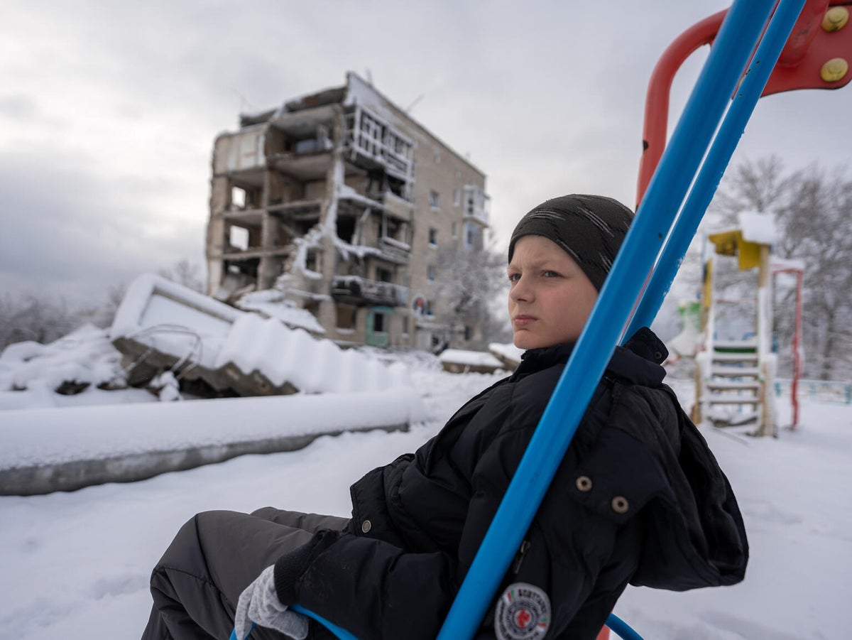 In Ukraine, 11-year-old Bohdan lives in a city that has endured near-total destruction. Last year, the local school was shelled and is now closed, and his classmates have fled. 