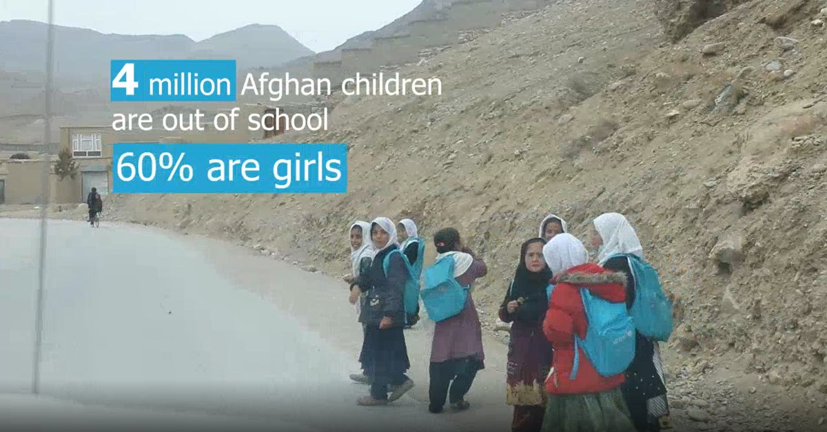 Afghanistan girls education statistic