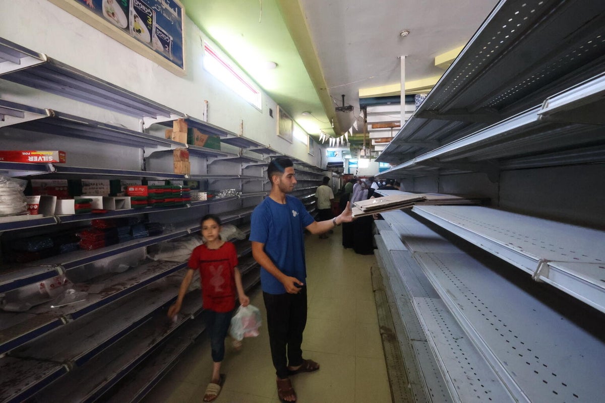 At a local market, families face skyrocketing prices and severe shortages due to the ongoing restrictions on aid and commercial supplies in Gaza.