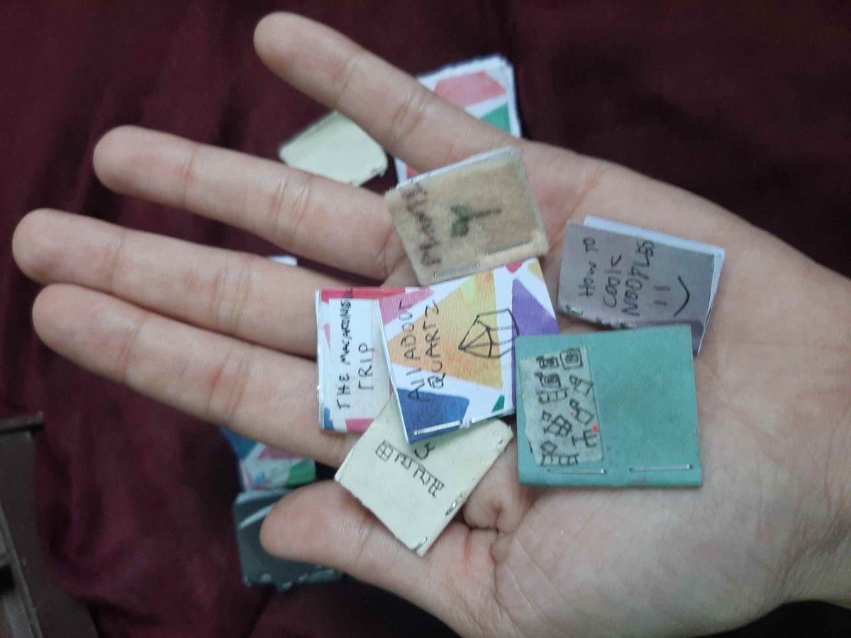 Marion has been creating little books during her time in lockdown