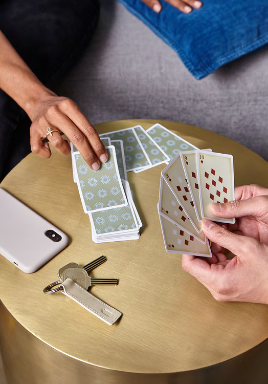 Card game in The Playroom at Paper Factory 