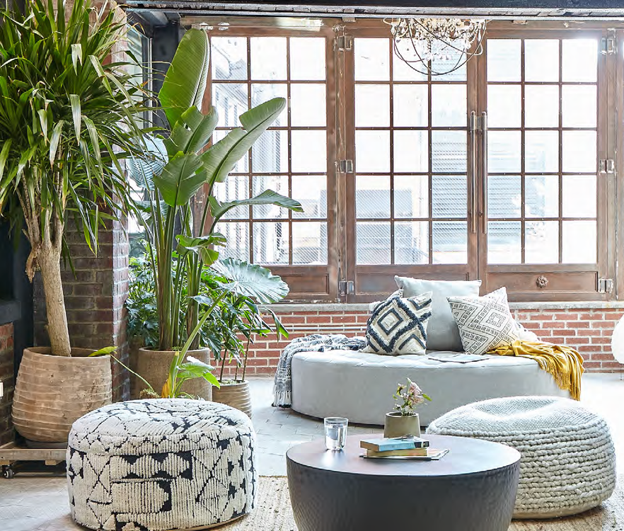 The Conservatory at Paper Factory setup with soft seating 