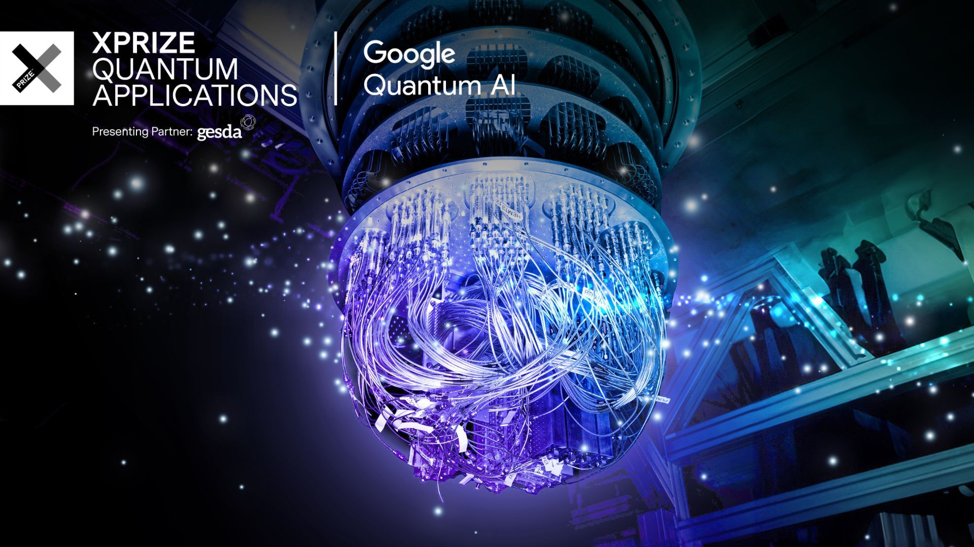 A glowing quantum computer