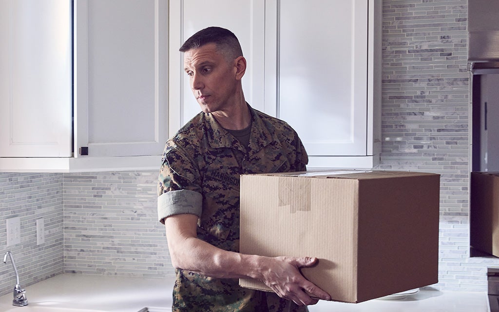 Servicemember moving in after PCS.