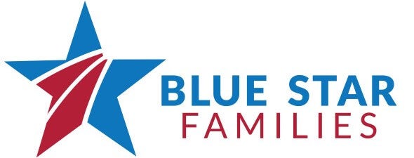 Blue Star Families banner with red, white and blue star.