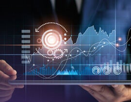 An abstract illustration that represents First Command's 2023 Market Outlook