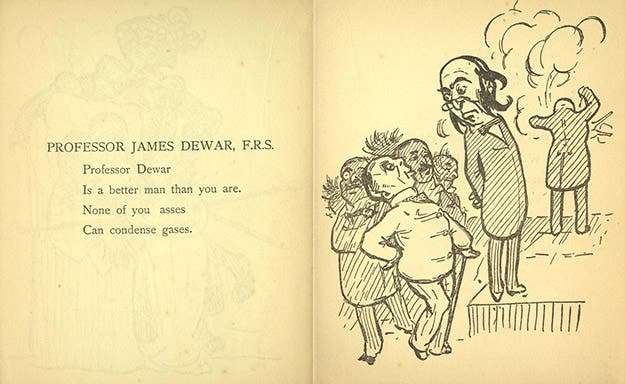 James Dewar, clerihew, by E.C. Bentley and G.K. Chesterton, 1905 (University of Toronto Libraries on archive.org)