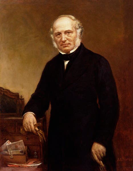 Portrait of Rowland Hill by John Alfred Vinter, 1879 (National Portrait Gallery, London)