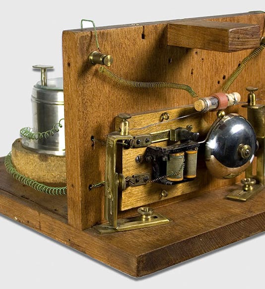 Radio wave coherer, built by Alexander Popov, possibly the one used in his demonstration of May 7, 1895, on display in the A.S. Popov Central Museum of Communications, Saint Petersburg (spectrum.ieee.org)