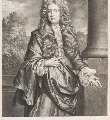 Portrait of Thomas Shadwell, mezzotint, engraved by William Faithorne, Jr., late 17th century, National Portrait Gallery, London (npg.org.uk)