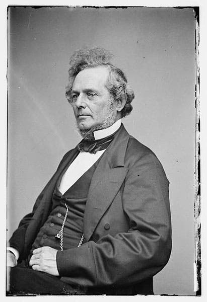 Portrait of Richard March Hoe, photograph by Matthew Brady, ca 1860s (Library of Congress)