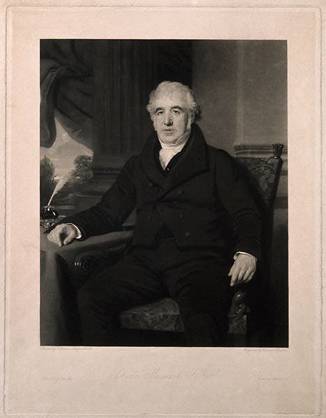 Portrait of Charles Macintosh, mezzotint by E. Bufton after painting by J.G. Gilbert, undated, Wellcome Collection (wellcomecollection.org)