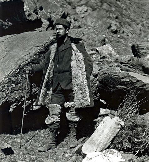 Photograph of Frank Meyer in China (USDA National Agricultural Library)