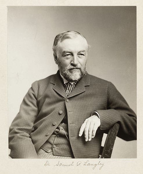 Portrait of Samuel P. Langley, ca 1895, National Portrait Gallery, Washington, D.C. (npg.si.edu)