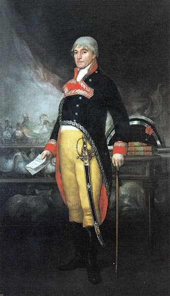Portrait of Félix de Azara, by Francisco Goya, 1805, Museo Camón Aznar, Zaragoza (almendron.com)